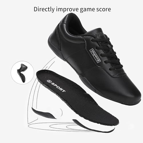 Kvwqoty Chaussure de Pom-Pom Girl Cheerleading Noir Femme et Enfant 39 – vue 4