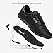 Imagen de Kvwqoty Zapatillas Cheerleader Mujer Cheerleading Zapatos de Animadoras para Niñas Cheer Sneakers Fitness Aeróbic Zapatos con Cordones Entrenamiento Shoes Negro 39