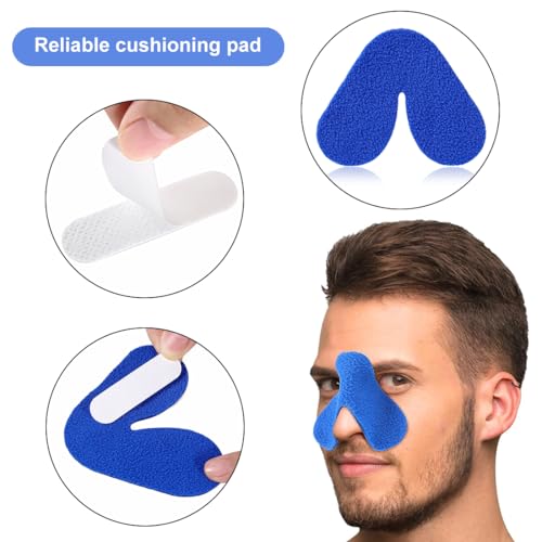 Miniatura 4 de Boprktm 8 Piezas Almohadillas Faciales Cpap Almohadillas Nasales Para Máscara Cpap Cojín De Nariz Cpap Almohadillas Nasales Cpap Suministros Cpap Para Máquina Cpap Protector Nariz Para Mascarilla