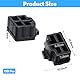 110 Stück Silikon Staubschutz RJ45 Port Staubschutz Abdeckung, Schwarz Hub Port RJ45 Anti-Staub-Abdeckkappe Schutzstecker Ethernet Schalter, Router