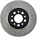 StopTech 128.63080L Sport Cross Drilled Brake Rotor; Front Left