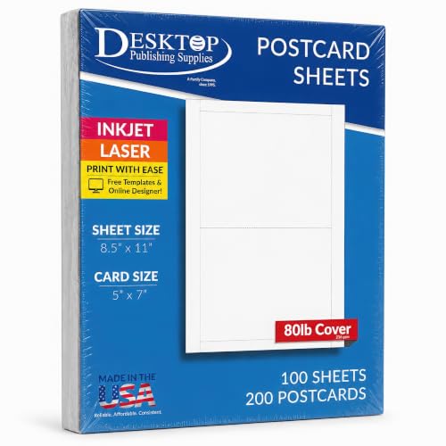 White Postcard 5x7, 100-Pack by Neenah