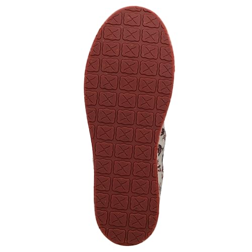 Image of Twisted X Women's Slip-On Kicks, Moc Toe, Maroon & Ivory, 11 M
