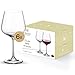 Crystal Bohemia Rotweingläser - 6er Set, je 600 ml, spülmaschinenfest, stoßfest, kratzfest & elegant - Klassische Kristallgläser für Rotwein - Ideal für Dinnerpartys & als Geschenk
