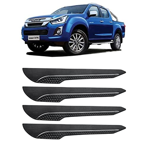 Image of AOSIS-Car Bumper Protector /Bumper Guard for Isuzu D-Max V-Cross Standard with Single Chrome Stripe (4-Pcs)