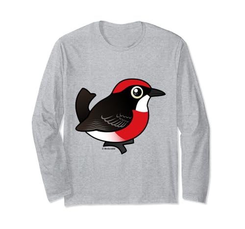 Cute Cartoon Crimson Chat Birdorable Bird Species Long Sleeve T-Shirt