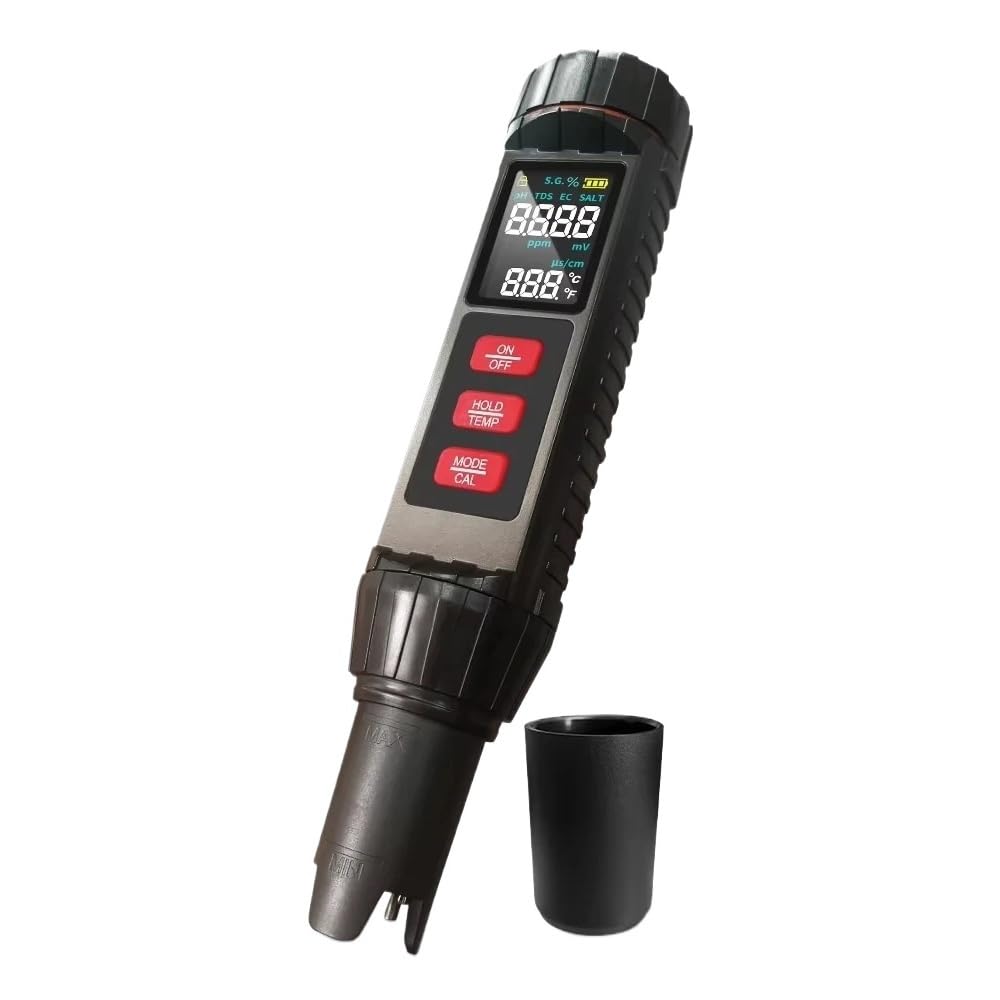 Miernik temperatury 7w1 PH TDS EC ORP Zasolenie SG Tester jakości wody