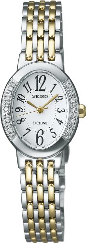 [セイコーウォッチ] 腕時計 エクセリーヌ ソーラー スーパークリアコーティング カーブサファイアガラス ダイヤモンド SWCQ051 レディース シルバーのサムネイル