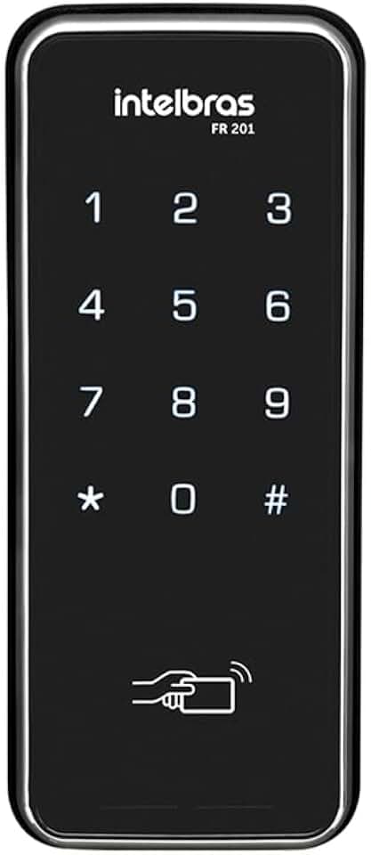 Fechadura Digital de Sobrepor Touch Screen FR 201 Intelbras