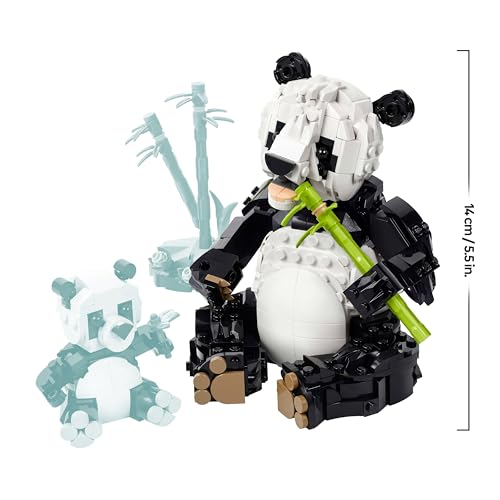 Creator 3 in 1 Animali Selvatici: Famiglia di Panda Giocattolo - Si Trasforma in Pinguino e Orca - Regalo di Compleanno Creativo per Bambine e Bambini da 8 Anni in su - 31165 - Lego - Immagine 7