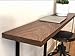 Solid Walnut Narrow Computer Desk - Writing Desk | Farmhouse Desk | Solid Wood Desk