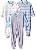 GerberBaby Boys3-Pack Sleep 'N Playstripe bearPreemie