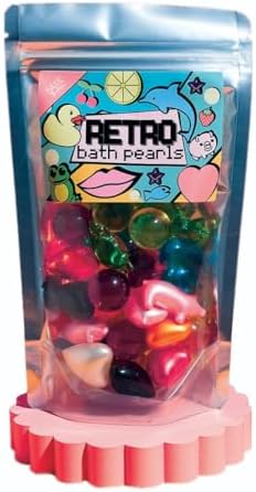 Amazon.com : Retro Bath Beads Jumbo Pack of 30. Various Shapes and ...