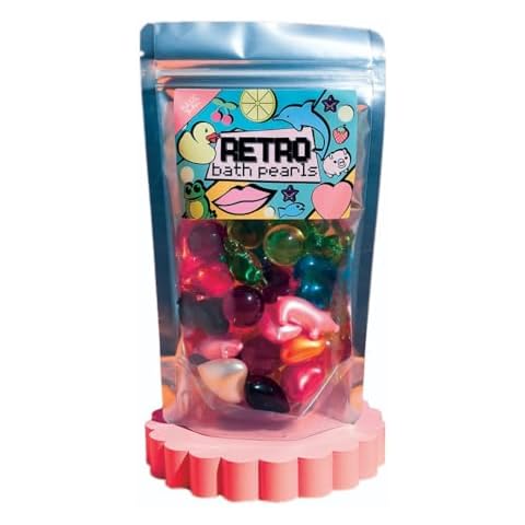 Retro Bath Pearls Jumbo Pack. 30 Assorted Bath Pearls Cover