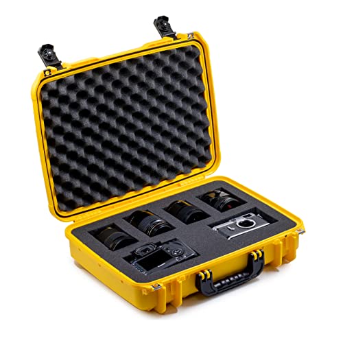 Seahorse 710 Heavy Duty Protective Dry Box Case with Accuform Foam - TSA Approved/Mil Spec / IP67 Waterproof/USA Made for Cameras, Firearms, Camping, Laptops, Consoles, VR