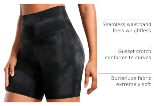 Image of CRZ YOGA Butterluxe Biker Shorts 6 inch | Extremely Soft, Gentle Compression, Yoga, High Waisted, for Women