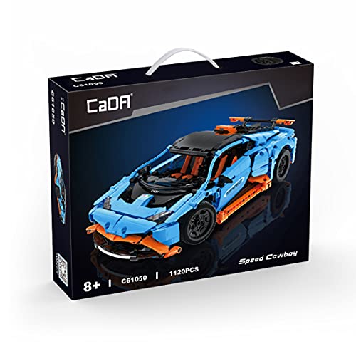 OSoMax CADA C61050 Technik 1:12 Sportwagen Bauset, Rennauto Kompatibel mit Lego Technic - 1120 Teilen – Bild 8