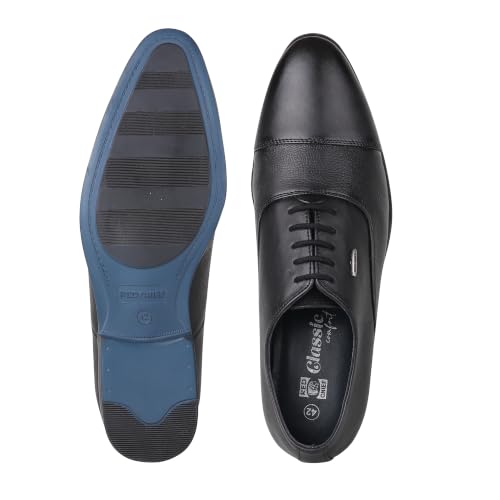Image of Red Chief Formal Oxford Low Ankle Shoes for Men RC3955 Black