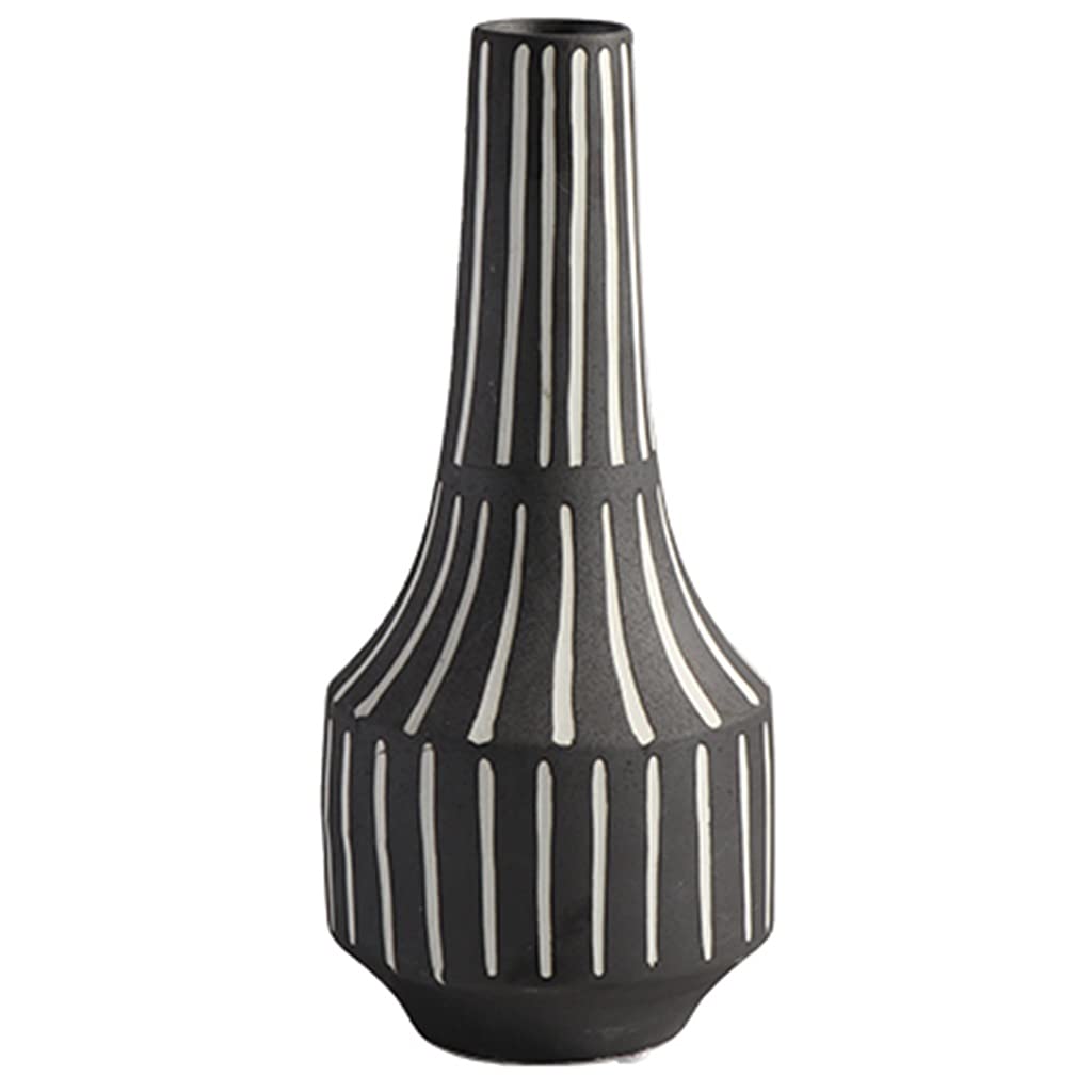 Vase de fleurs artificielles minimaliste céramique pour aménagement intérieur