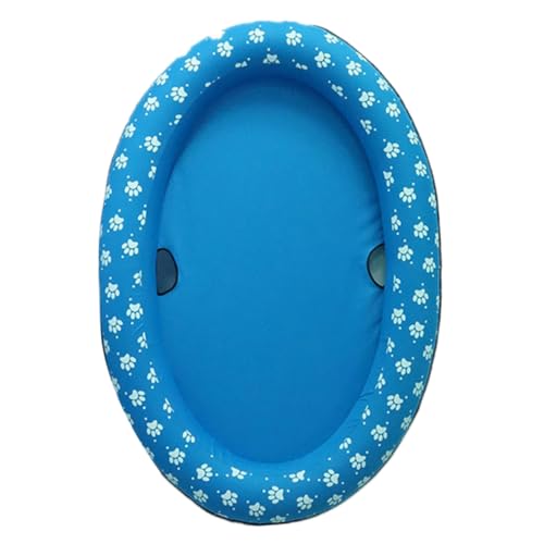 Tapis flottant Mikinona en tissu Oxford et PVC, piscine pliable et robuste