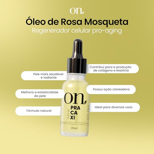 ON Óleo de Pracaxi 100% Puro - Reparação da Pele - Tecnologia Pro-Age com BBA - Multifuncional para