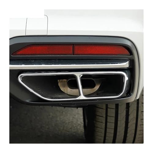 Cubierta embellecedora de escape vehicular compatible con Audi A4 y A5 5
