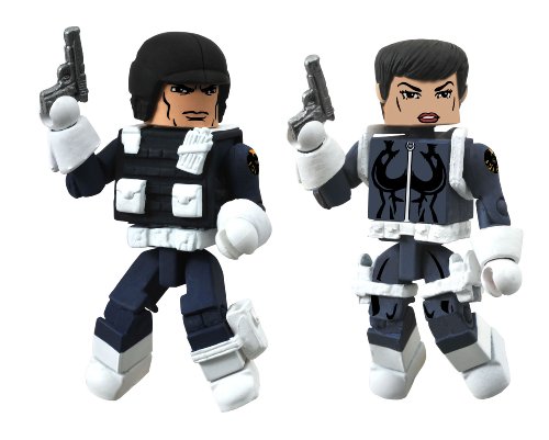 Diamond Select Toys Marvel Minimates Series 51 Marvel Now Maria Hill and Heavy SHIELD Agent Action Figure