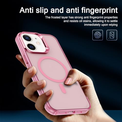 Coque iPhone 12 Mini MagSafe rose fine antichoc et anti-jaunissement - 5
