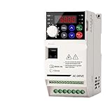 convertisseur de fréquence KNIUWMBMH Onduleur à fréquence Variable monophasé à triphasé de 1 HP à 50 for Le contrôle de Moteur à Courant Alternatif à 220 Volts(1.5KW-220V)