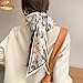 vimate Purse Scarf for Handbags -Fall Fashion Silk Feeling Skinny Floral Neck Hair Scarf for Women Bag Scarf for Handle (Style 06)