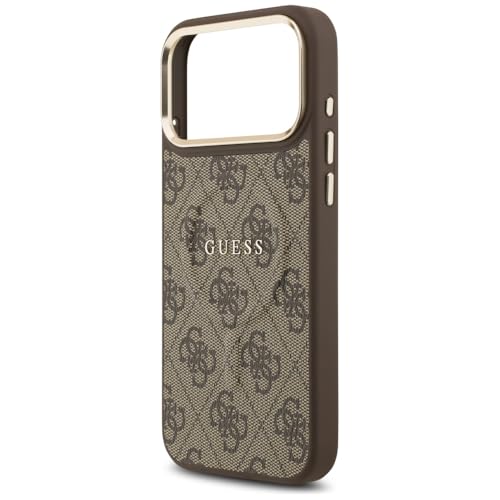 Coque iPhone 17 Pro Max Guess MagSafe en PU marron chic élite - 6