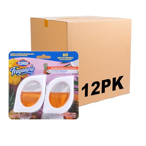 Clorox Fraganzia Peel and Place Air Freshener, Island Escape, 2 Ct, 12-Pk