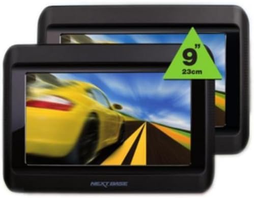 NEXTBASE Click 9 Lite Duo DVD Player/Screen Kit + Infrared Headset + Mount for DVDock Portable DVD Player