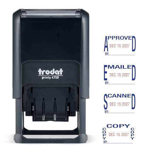 Tampon encreur Date 5 en 1 Trodat E4756 pour dater vos documents