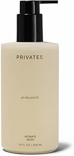 PRIVATES pH-Balanced INTIMATE WASH for Women & Men | Gender Neutral | Natural Ingredients | Fragrance-Free | Soothes dryness | Prevents Itching, Irritation, and Bad Odor | 10 Fl Oz