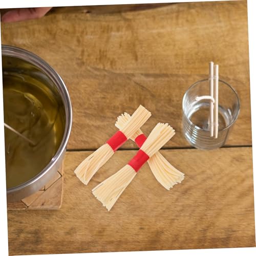Mechas planas para lámparas de aceite 1200 pcs para hacer velas miniatura 6