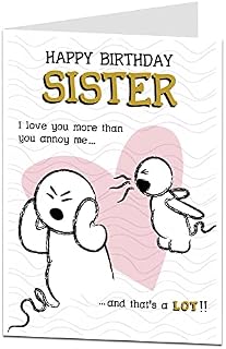 Funny Sister Birthday Cards