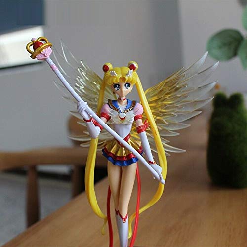 A.n Cute Sailor Moon Tsukino Usagi Anime Action Figure Doll Cake Topper Home & Car Decor Durable #TOP2
