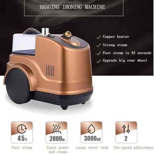 2000W Vertical Garment Steamer Professional Heavy Duty Clothes Steamer for Commercial Home Handheld Clothes Steam Iron 45S Quick Wrinkle Removal