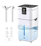 30L/7.93Gal Commercial Humidifier for Large Room up to 4200 sq ft, 3000mL/H Spray Output Whole House Humidifier with Precision Sensor for Home, Office, Plants, Warehouse