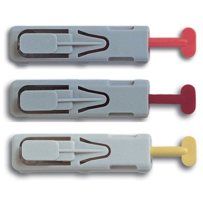 Owen Mumford Unistik 2 Safety Lancets - 21G 2.4mm depth lancet - Qty of 200 - Model AT 0704