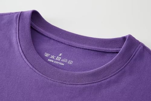 Huata Men's T-Shirt Long Sleeve Crewneck Cotton Tees3