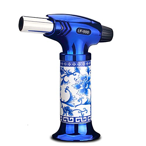 eoocvt Kitchen Butane Torch Lighter Culinary Torch Butane Kitchen Torch Refillable, with Safety