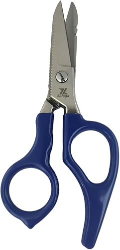 Miniatura 3 de Zeluga ZL229 - Tijera eléctrica de acero inoxidable resistente de 5 pulgadas con mango ergonómico