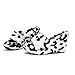 YSMIIH Women Fluff Wedge Slippers Fashion Sandals Plush Platform(Leopard,US 7