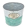 allgala Galvanized Planter Pot Indoor and Outdoor Decoration 8 HD60072