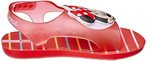 Sandália Love Disney, Ipanema Kids, Bebê Unissex, Vermelho/Rosa, 23