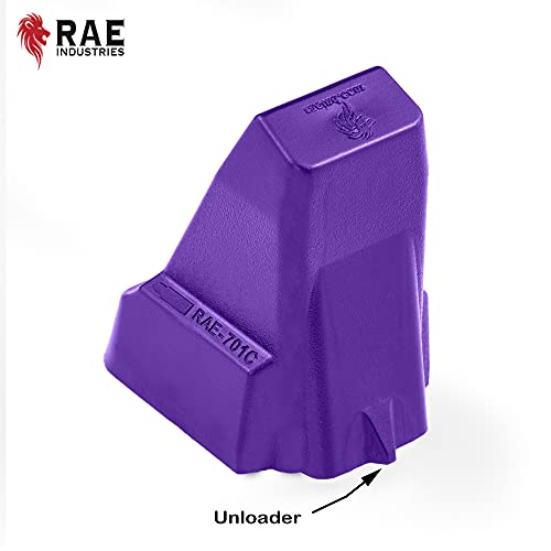 RAEIND Universal Magazine Speedloaders for Double Stack Magazines with Different Calibers Including 32 auto, 9mm, 22TCM.357 SIG.380 ACP, 10mm Auto.40 S&W.45GAP speedloader, USA Made (Purple)