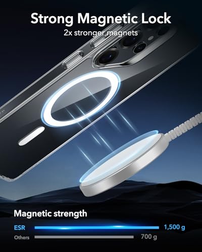 ESR für Samsung Galaxy S25 Ultra Hülle für MagSafe, Vergilbungsschutz, Klar – Ansicht 3