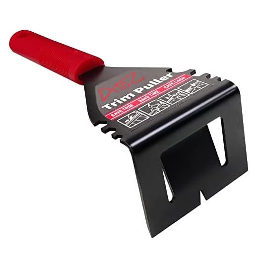 Trim Puller for Baseboard Tile Removal Tool Heavy Duty Pry Bar for Commercial Work,Molding,Flooring Removal etc.